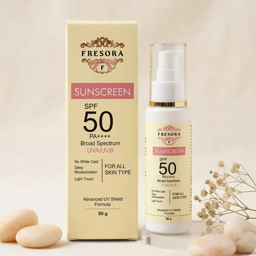 SPF 50 PA Plus Broad Spectrum UVA-UVB Sunscreen