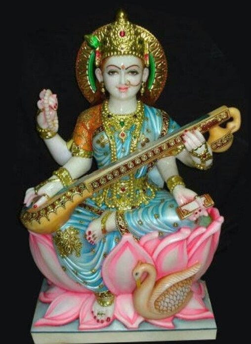 Saraswati Marble Moorti