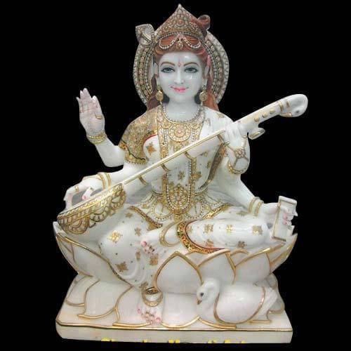 Saraswati Marble Moorti