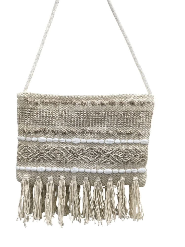 Handwoven Cotton Boho Sling Bag