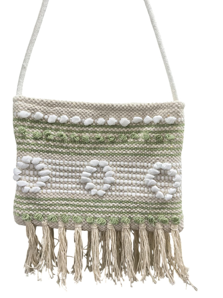 Woven Cotton Sling Bag