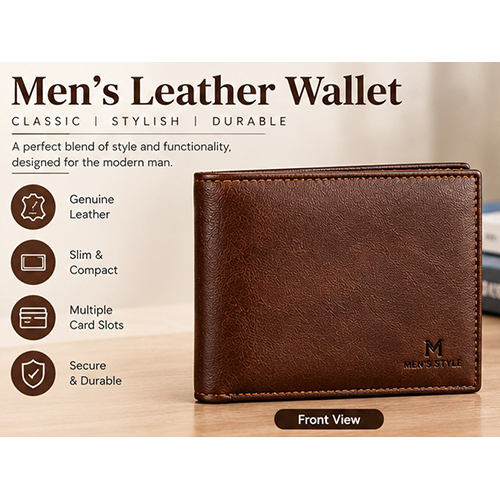 Mens Leather Wallet