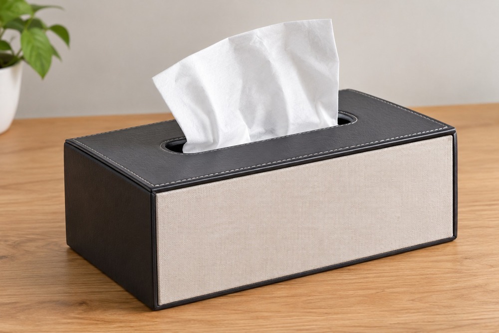 Leather Tissue Box