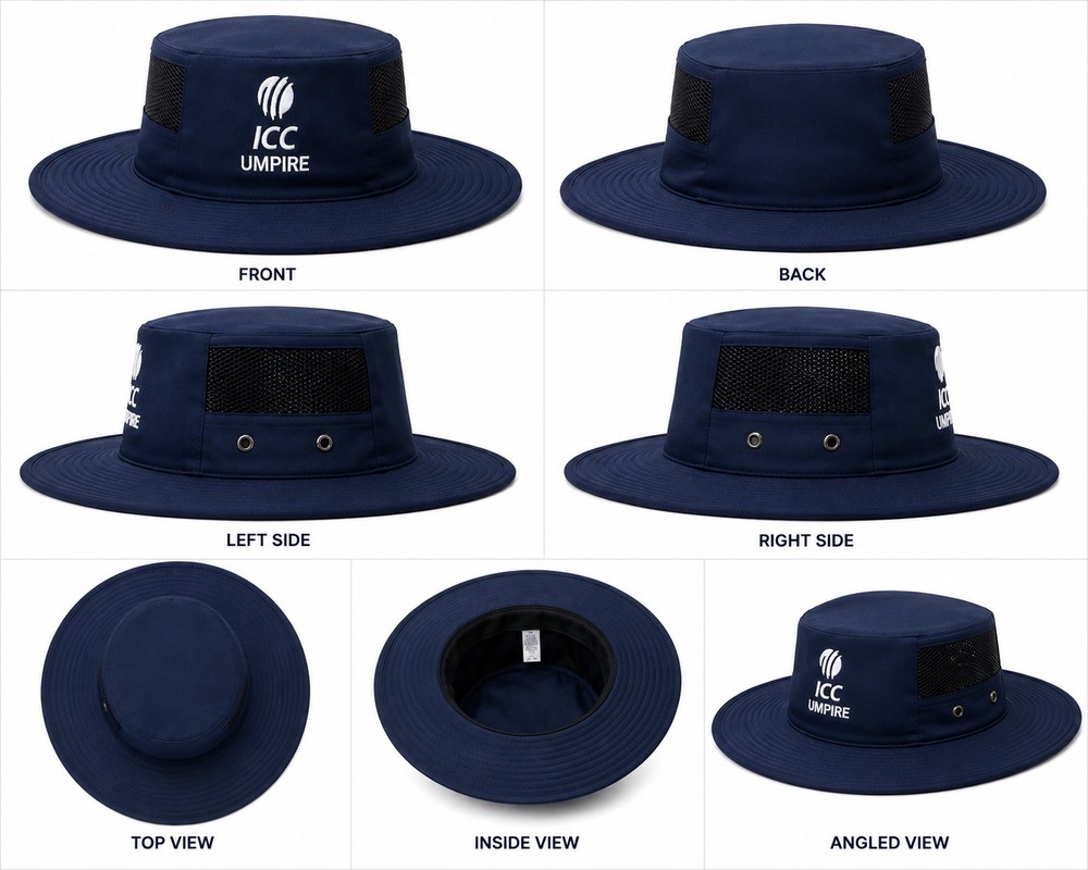 ICC Blue Umpire Cap