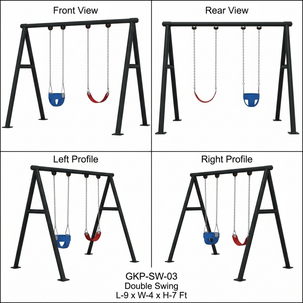 Outdoor Double Swing