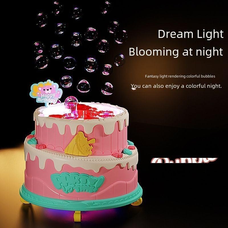 Cake Shape Bubble Machine Toy