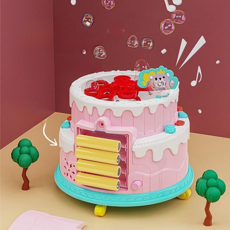 Cake Shape Bubble Machine Toy