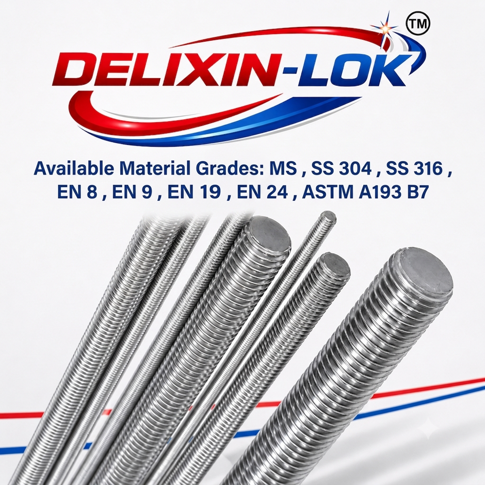 Delixin-lok En8 Stud Threaded Rod
