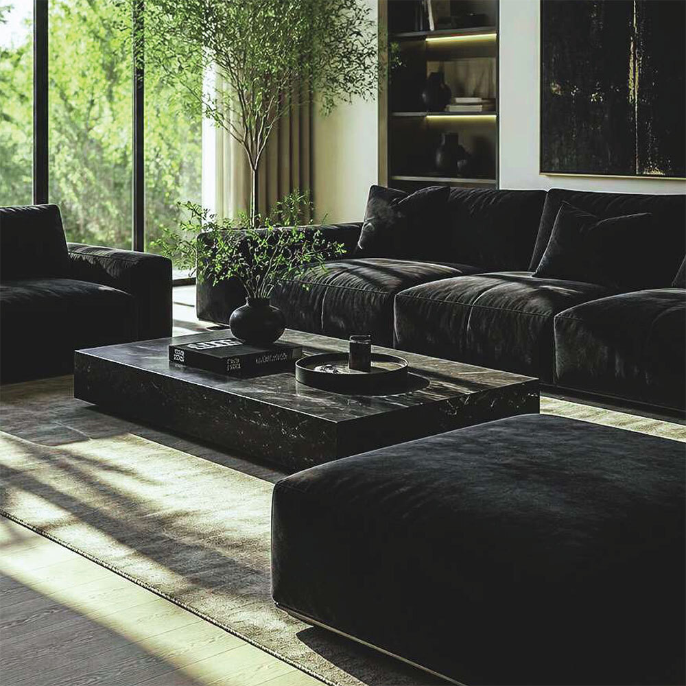 NVS-03 Vegan Leather Noir Velvet