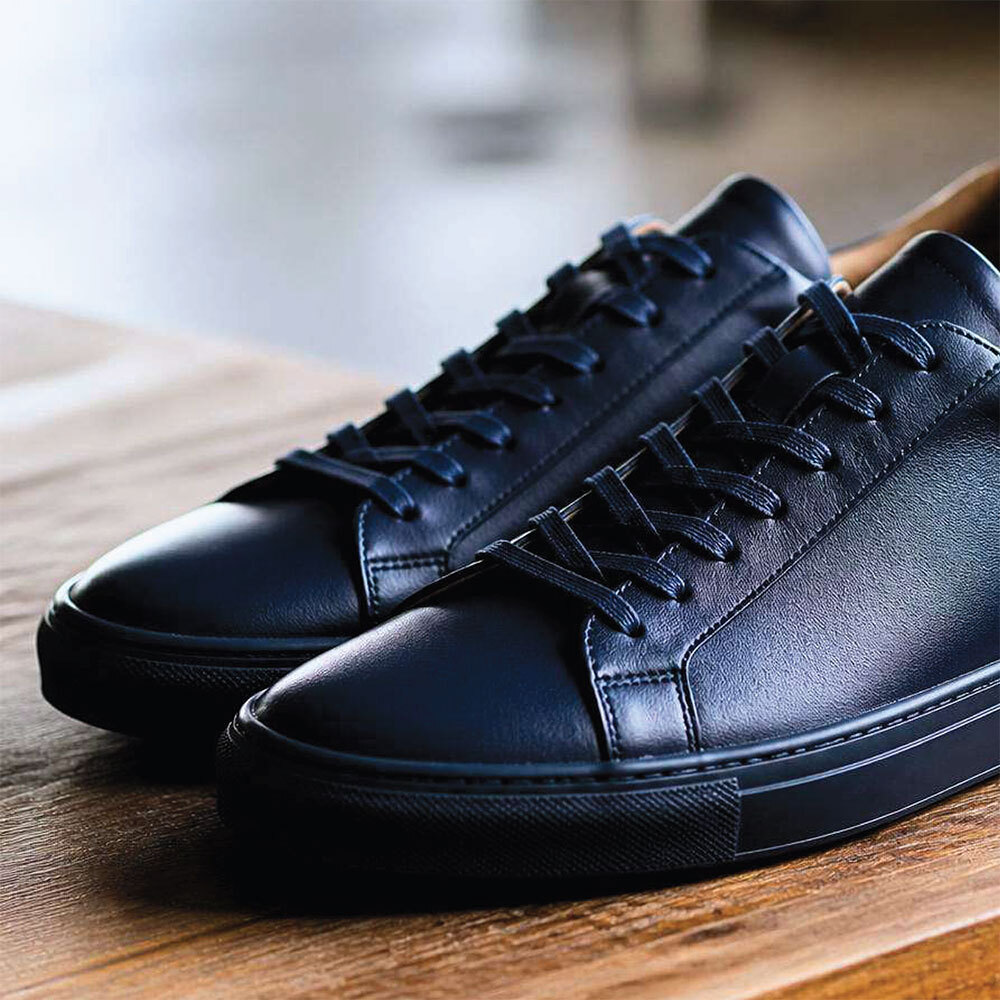 MN-04 Vegan Leather Midnight Navy