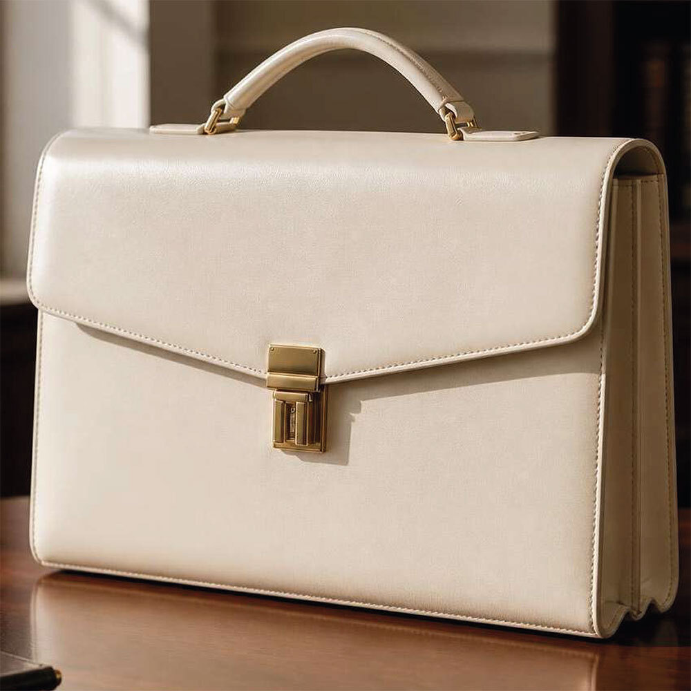 IW-04 Vegan Leather Ivory white