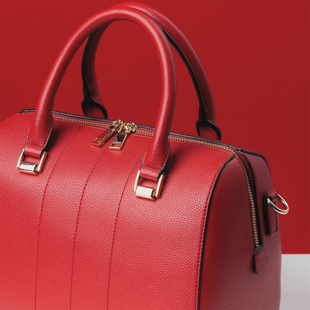 BR-04 Vegan Leather Bordeaux Red