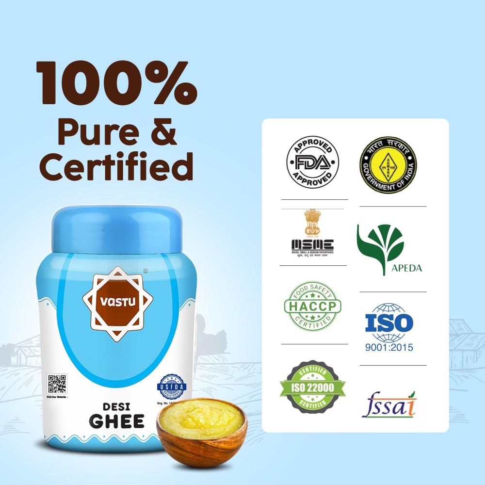 Vastu Buffalo Ghee 1 Liter - Age Group: Baby