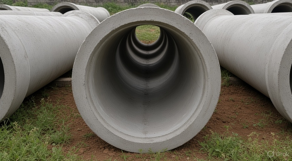 250mm Rcc Pipe - Color: Gray