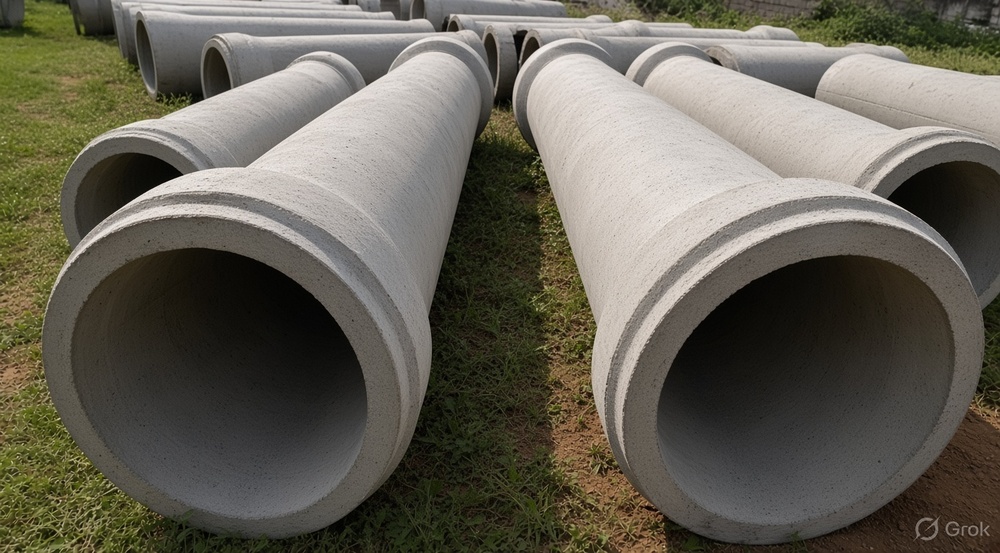 250mm Rcc Pipe - Color: Gray