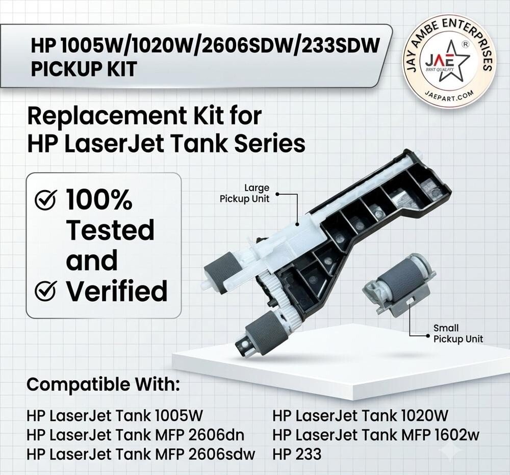 1005W/1020W2606Sdw /233Sdw Pickup Kit - Color: Black