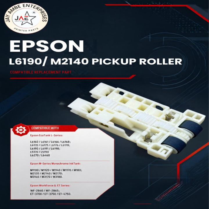 Epson 6190/M2140Pickup Roller - Color: Off White/Black
