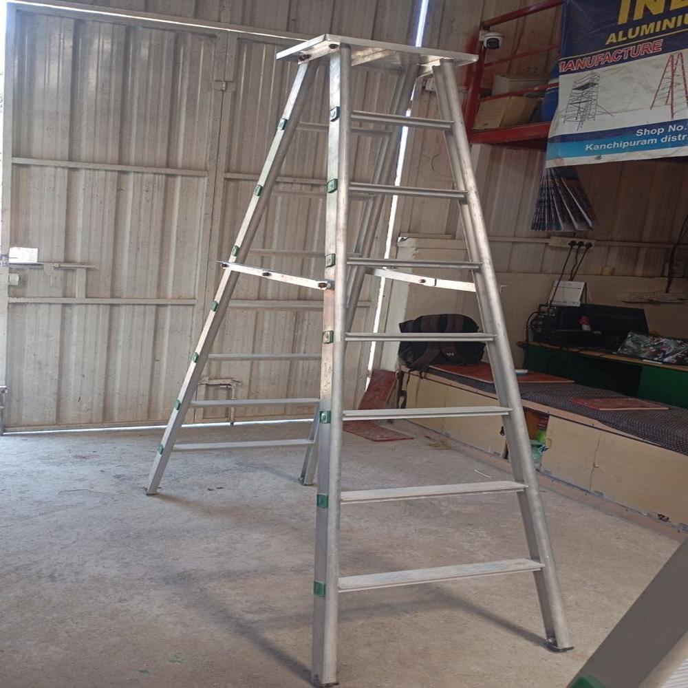 8 Ft A-Type Aluminium Ladder - Feature: Heavy Duty