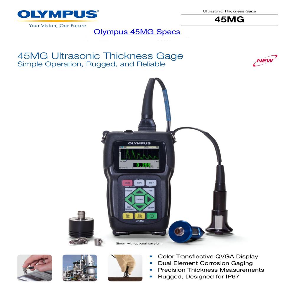 45mg Ultrasonic Thickness Gauge Olympus