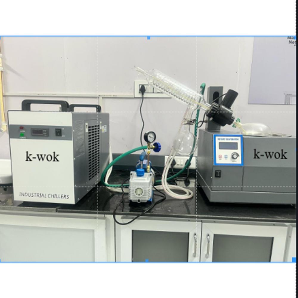 K-Wok Rotary Vacuum Evaporator With Chiller - Application: Chemical & Pharmaceutical Research\Natural Product & Cannabis Extraction Ethanol Recovery: Widely Used In The Cannabis And \Food