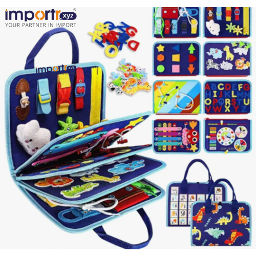 Felt Learning Board Multi-Page - Age Group: 3+