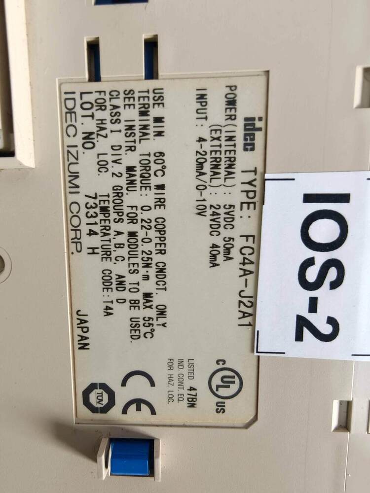 IDEC FC4A-J2A1 Discontinued 2-Point Analog Input Module