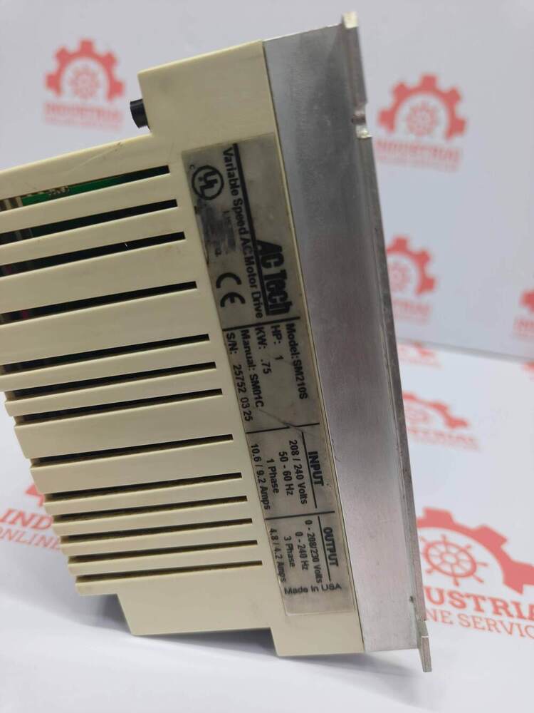LENZE SM210S Discontinued 1 HP (0.75 kW) Variable Frequency Drive (VFD)