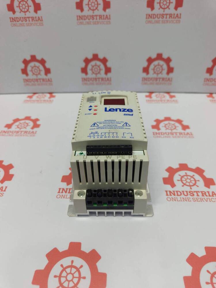 LENZE ESMD251X2SFA Compact, 0.25 kW (1/3 HP) Variable Frequency Drive (VFD)