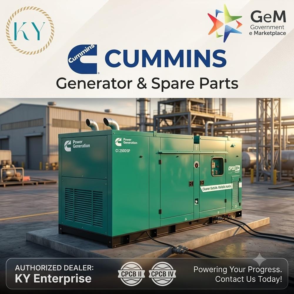 Cummins Generator 25 Kva - Color: Green
