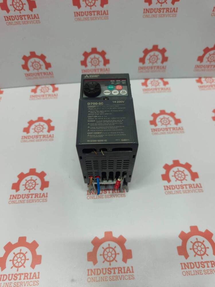 MITSUBISHI FR-D7205-0235SC-EC Ultra-Compact Variable Frequency Drive (VFD)
