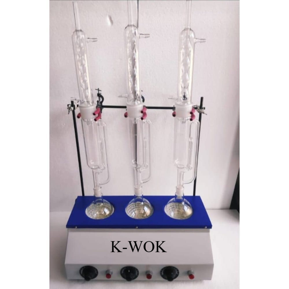 K-Wok Kjeldahl Apparatus 3 Test - Color: Blue