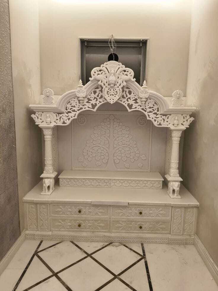 Home Temple Pura With Marble Size 5X4X2
