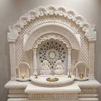Luxury Premium Dhome Temple Pura With Makrana Marble Size 6X4X3
