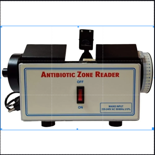 K-Wok Antibiotic Zone Reader - Color: White/ Blue