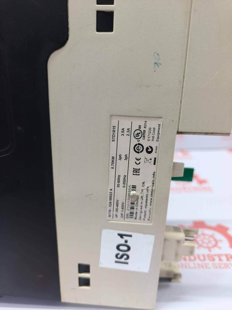 EMERSON M200-2400023A 0.75 kW (1 HP) Three-Phase Variable Frequency Drive (VFD)