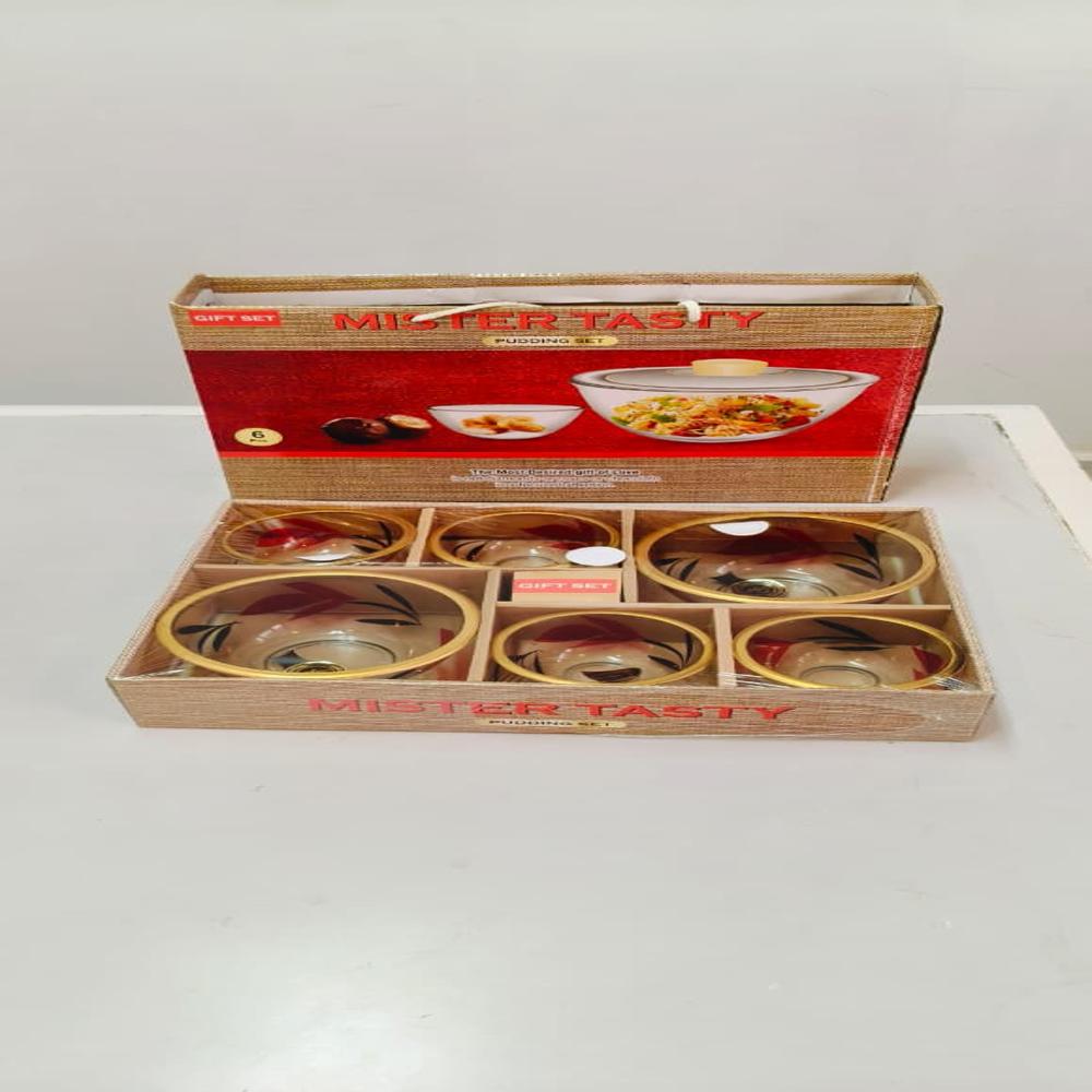 Pudding Gift Set - Capacity: Approx. 250 300 Ml Per Bowl. Milliliter (Ml)