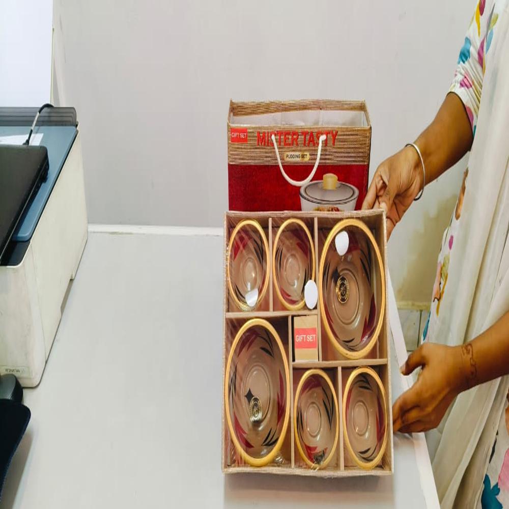 Pudding Gift Set - Capacity: Approx. 250 300 Ml Per Bowl. Milliliter (Ml)