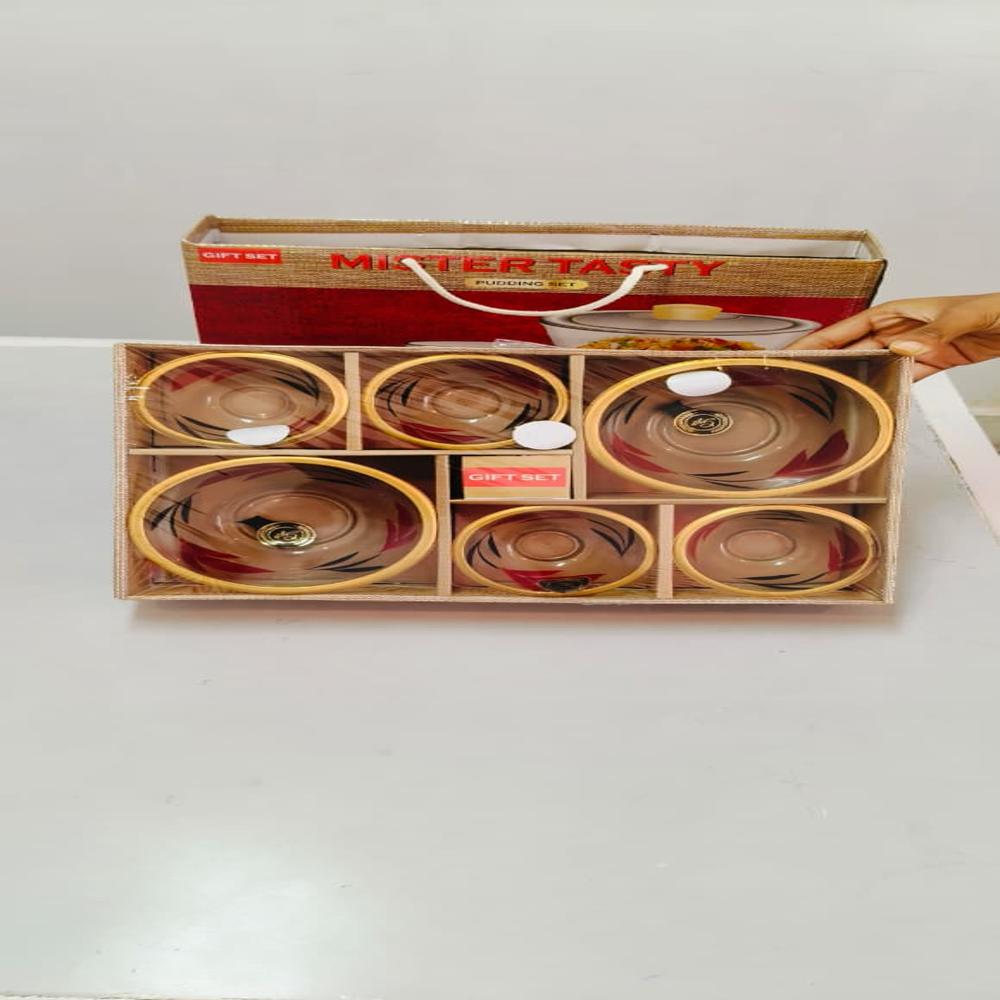 Pudding Gift Set - Capacity: Approx. 250 300 Ml Per Bowl. Milliliter (Ml)