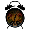Black Alarm Table Clock