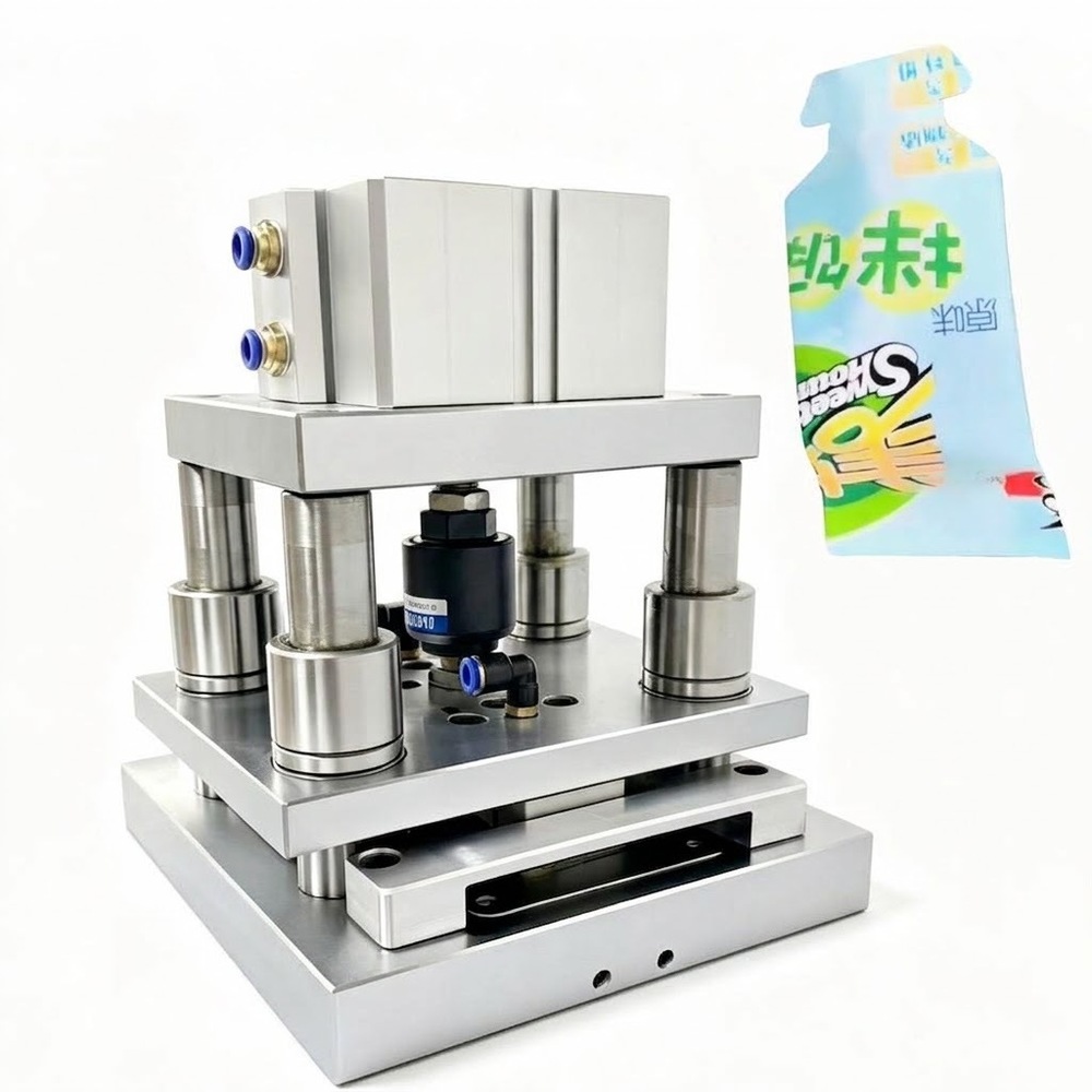 High Precision Custom Bottle Shaped Pouch Die Cutting Machine Punching Mold For Automatic Sachet Packing Machine Parts - Country Of Origin: China