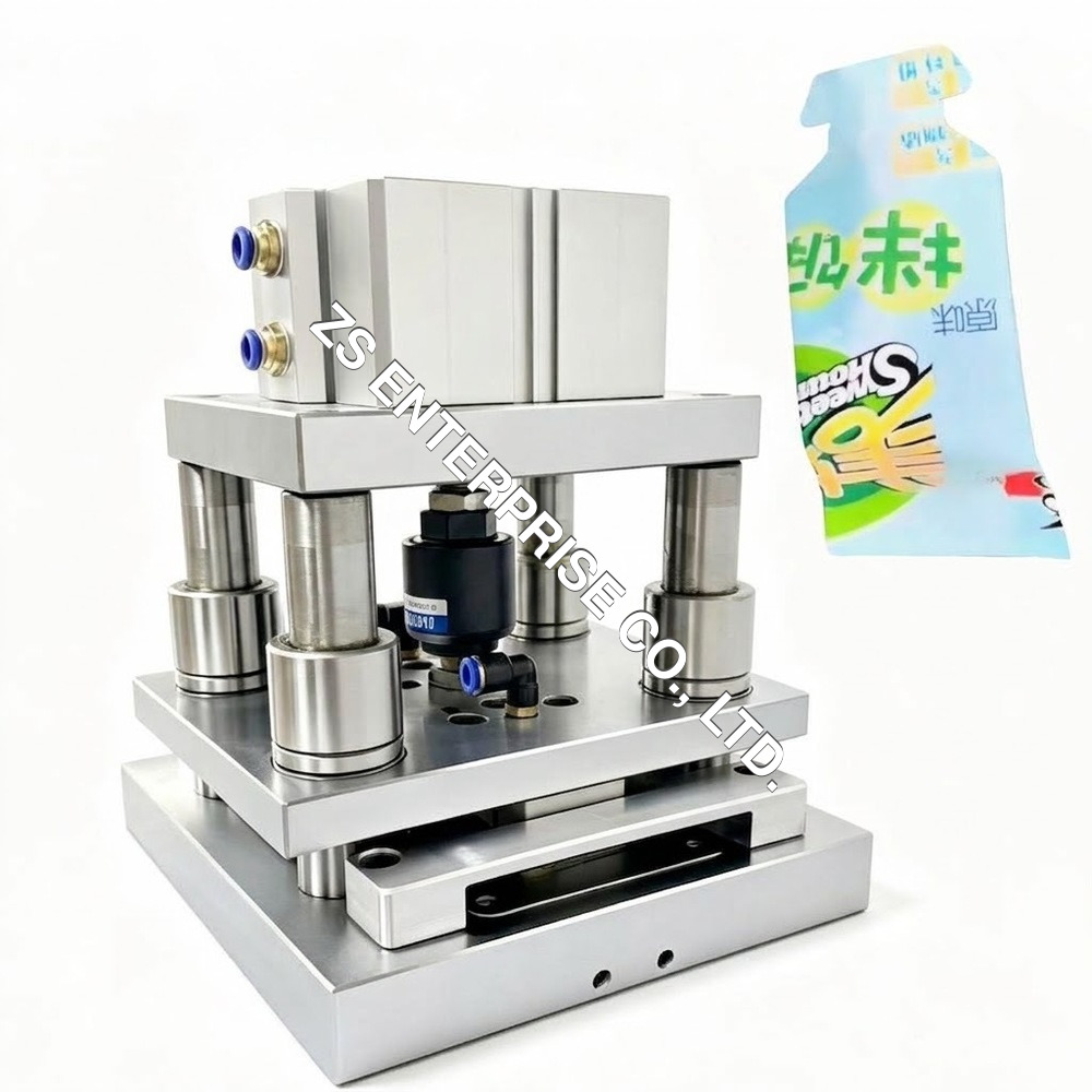 High Precision Custom Bottle Shaped Pouch Die Cutting Machine Punching Mold For Automatic Sachet Packing Machine Parts - Country Of Origin: China
