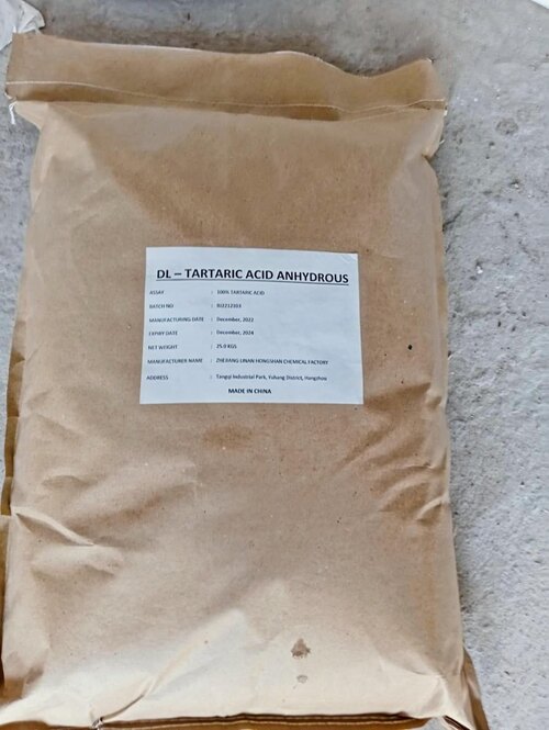 Tartaric Acid - Boiling Point: Decomposes Before Boiling (Approx 200'c)