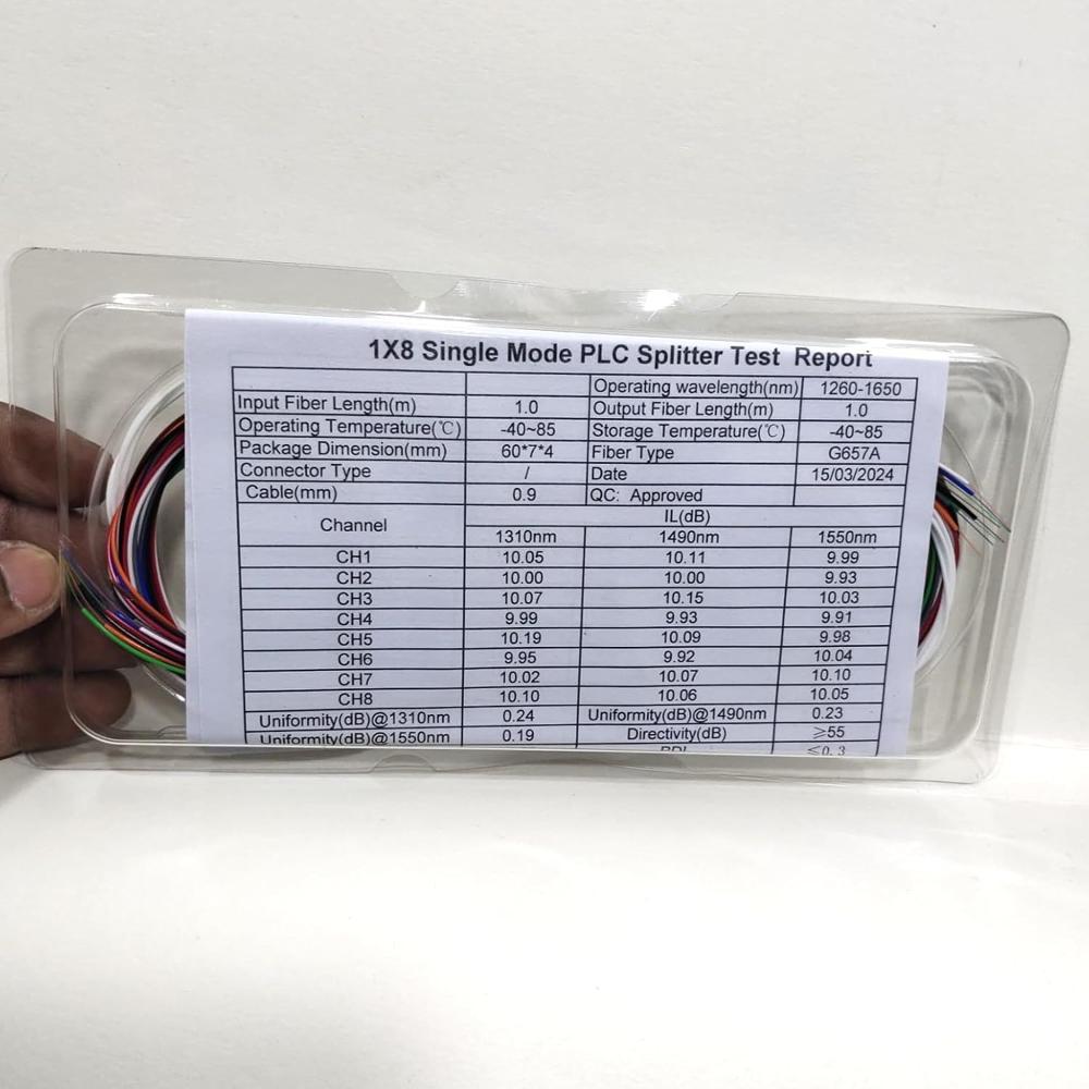 1x8 Plc Splitter Without Connectors