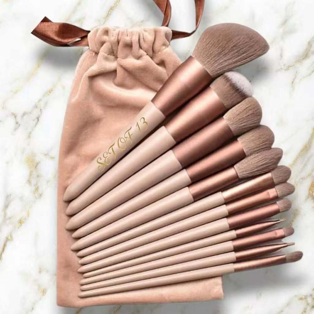 12 Pcs Makeup Brush Set With Bag