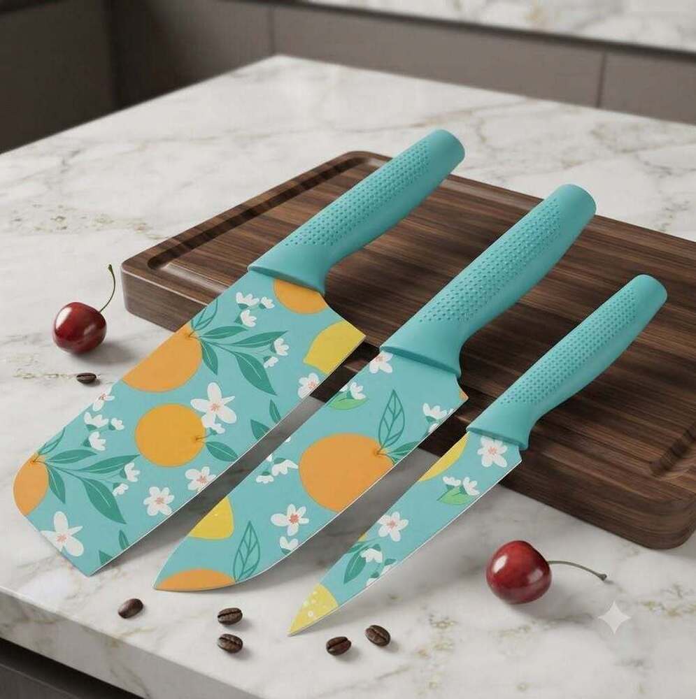 3 Pcs Kitchen Knife Set