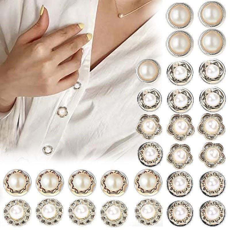 Brooch Buttons 30pcs Set