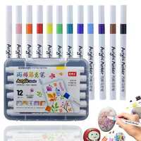 12pcs Aesthetic Cute Highlighter Pen Set - Binding: Loose