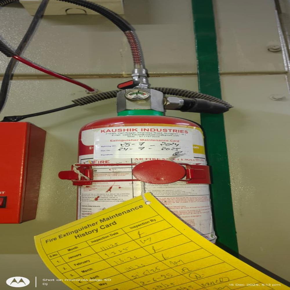 Fume Cupboard Fire Suppression System - Mild Steel, 230v Voltage, 5a Current, 25 Bar Pressure | Automatic Operation, 1 Year Warranty, Industrial Use