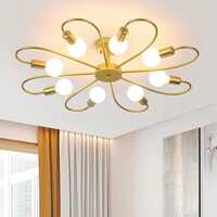 Sl1500 Pipe Holder 8 Light Chandelier