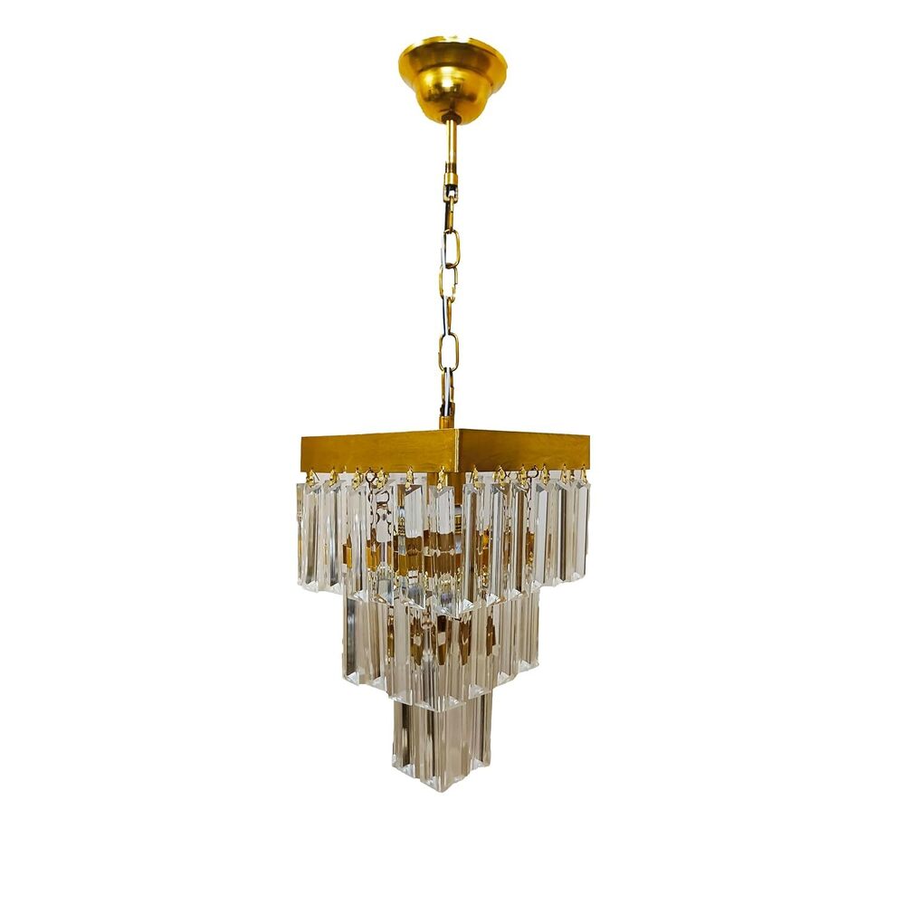 SL1080 GOLD SQURE 9 INCH Chandelier